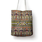 Maori Matariki Tote Bag Yellow Galaxy Aesthetic Koru Art