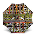 Maori Matariki Umbrella Yellow Galaxy Aesthetic Koru Art