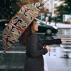 Maori Matariki Umbrella Yellow Galaxy Aesthetic Koru Art
