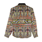 Maori Matariki Women Casual Shirt Yellow Galaxy Aesthetic Koru Art