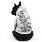 New Zealand Silver Fern Rugby Pet Hoodie Aotearoa Kiwi Maori White Version
