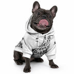 Custom New Zealand Silver Fern Rugby Pet Hoodie Aotearoa Kiwi Maori White Version