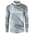 Custom Rugby New Zealand 2026 Button Sweatshirt The Fern Go Champions