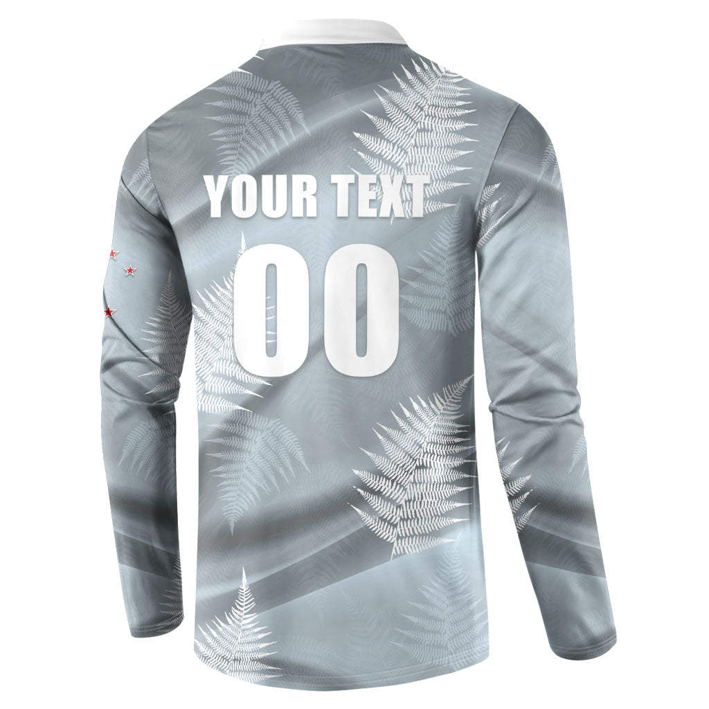 Custom Rugby New Zealand 2026 Button Sweatshirt The Fern Go Champions