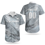 Custom Rugby New Zealand 2026 Couples Matching Long Sleeve Bodycon Dress and Hawaiian Shirt The Fern Go Champions