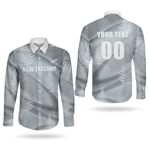 Custom Rugby New Zealand 2026 Couples Matching Long Sleeve Bodycon Dress and Long Sleeve Button Shirt The Fern Go Champions