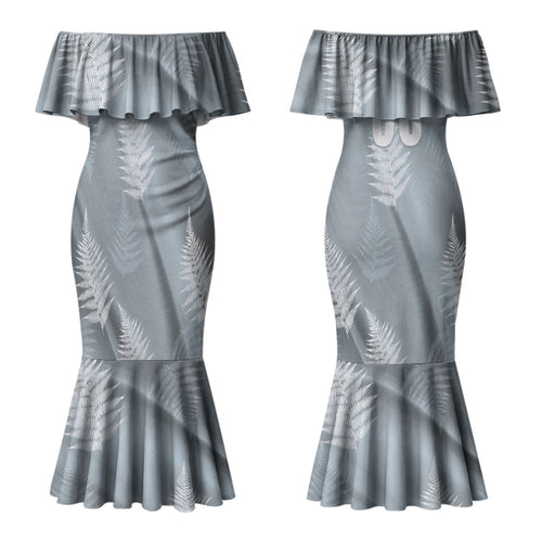Custom Rugby New Zealand 2026 Couples Matching Mermaid Dress and Long Sleeve Button Shirt The Fern Go Champions