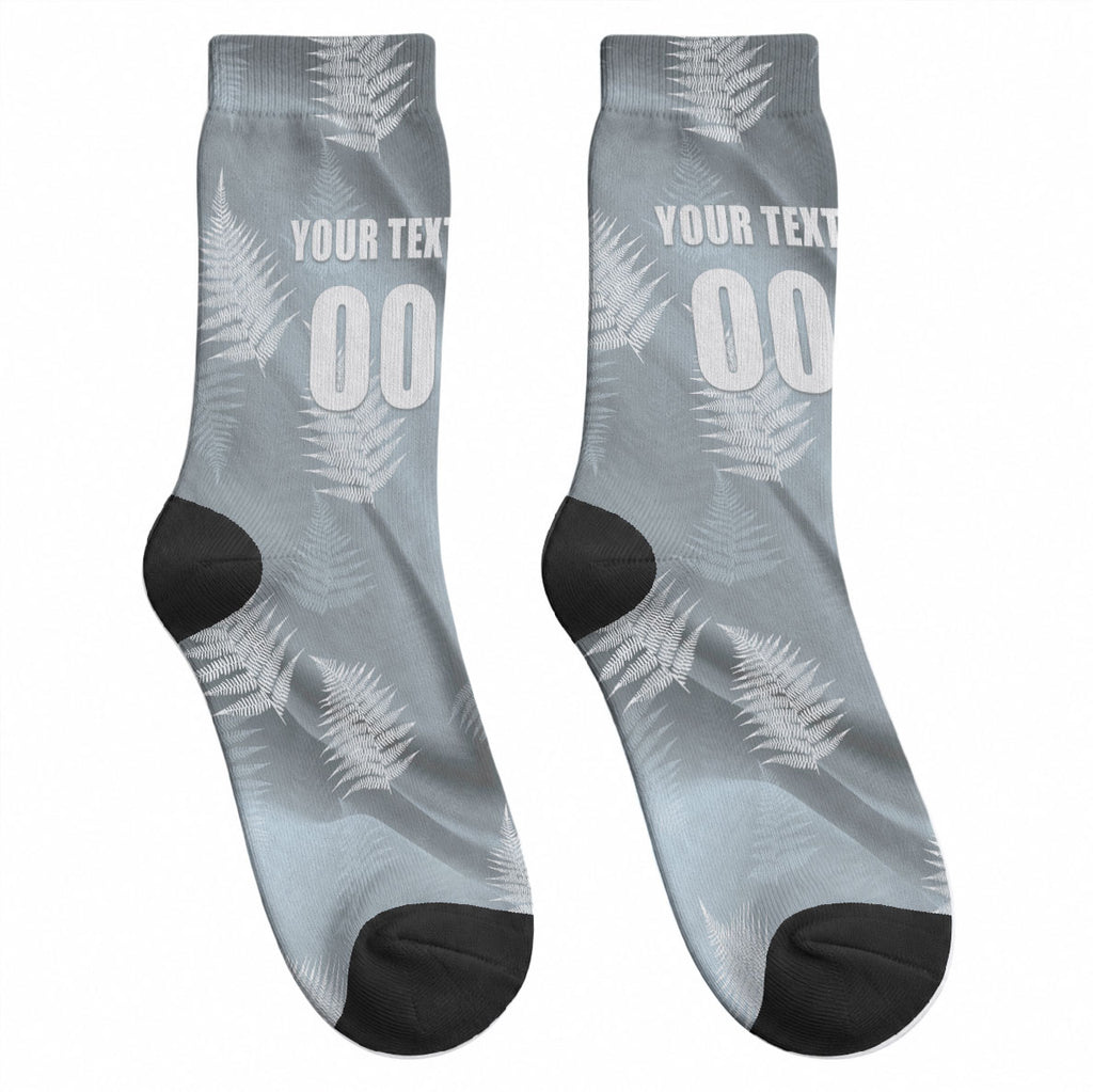 Custom Rugby New Zealand 2026 Crew Socks The Fern Go Champions