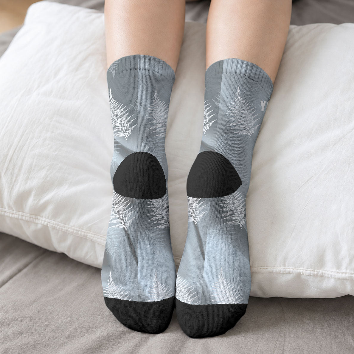Custom Rugby New Zealand 2026 Crew Socks The Fern Go Champions