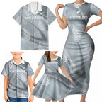 Custom Rugby New Zealand 2026 Family Matching Short Sleeve Bodycon Dress and Hawaiian Shirt The Fern Go Champions