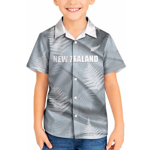 Custom Rugby New Zealand 2026 Kid Hawaiian Shirt The Fern Go Champions