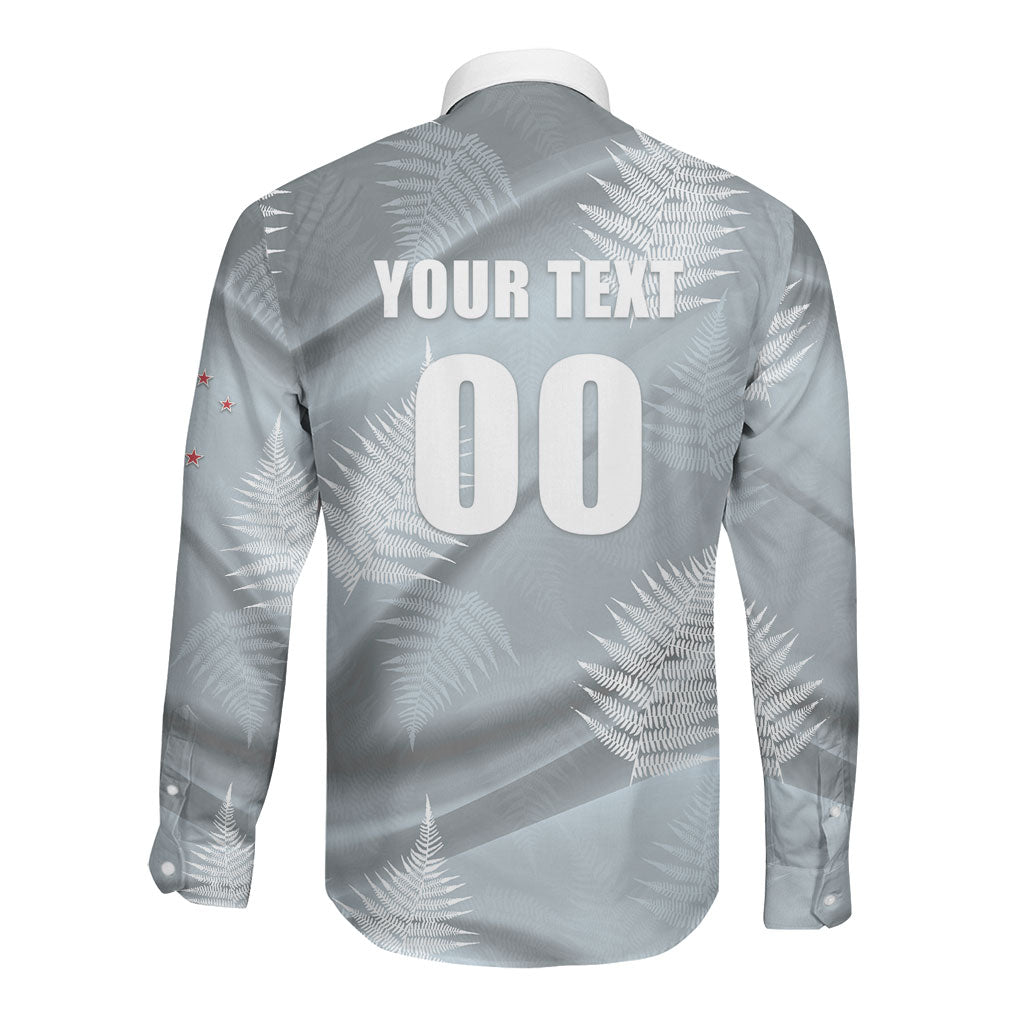 Custom Rugby New Zealand 2026 Long Sleeve Button Shirt The Fern Go Champions