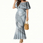 Custom Rugby New Zealand 2026 Mermaid Dress The Fern Go Champions