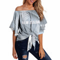 Custom Rugby New Zealand 2026 Off Shoulder Wrap Waist Top The Fern Go Champions