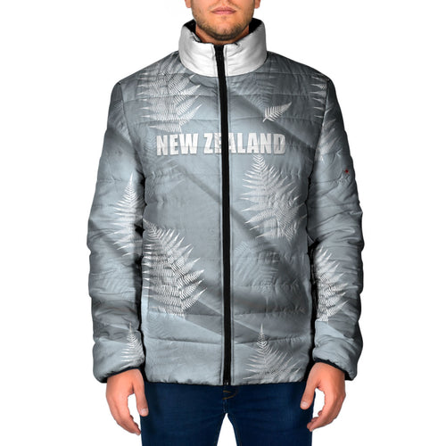 Custom Rugby New Zealand 2026 Padded Jacket The Fern Go Champions