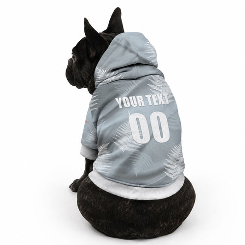 Custom Rugby New Zealand 2026 Pet Hoodie The Fern Go Champions