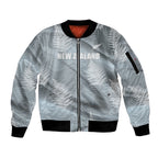 Custom Rugby New Zealand 2026 Sleeve Zip Bomber Jacket The Fern Go Champions