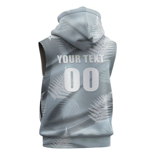 Custom Rugby New Zealand 2026 Sleeveless Hoodie The Fern Go Champions