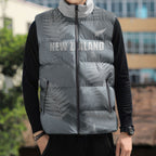 Custom Rugby New Zealand 2026 Sleeveless Puffer Jacket The Fern Go Champions