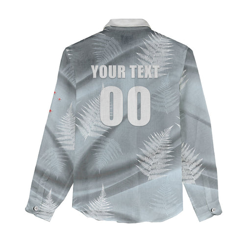 Custom Rugby New Zealand 2026 Women Casual Shirt The Fern Go Champions