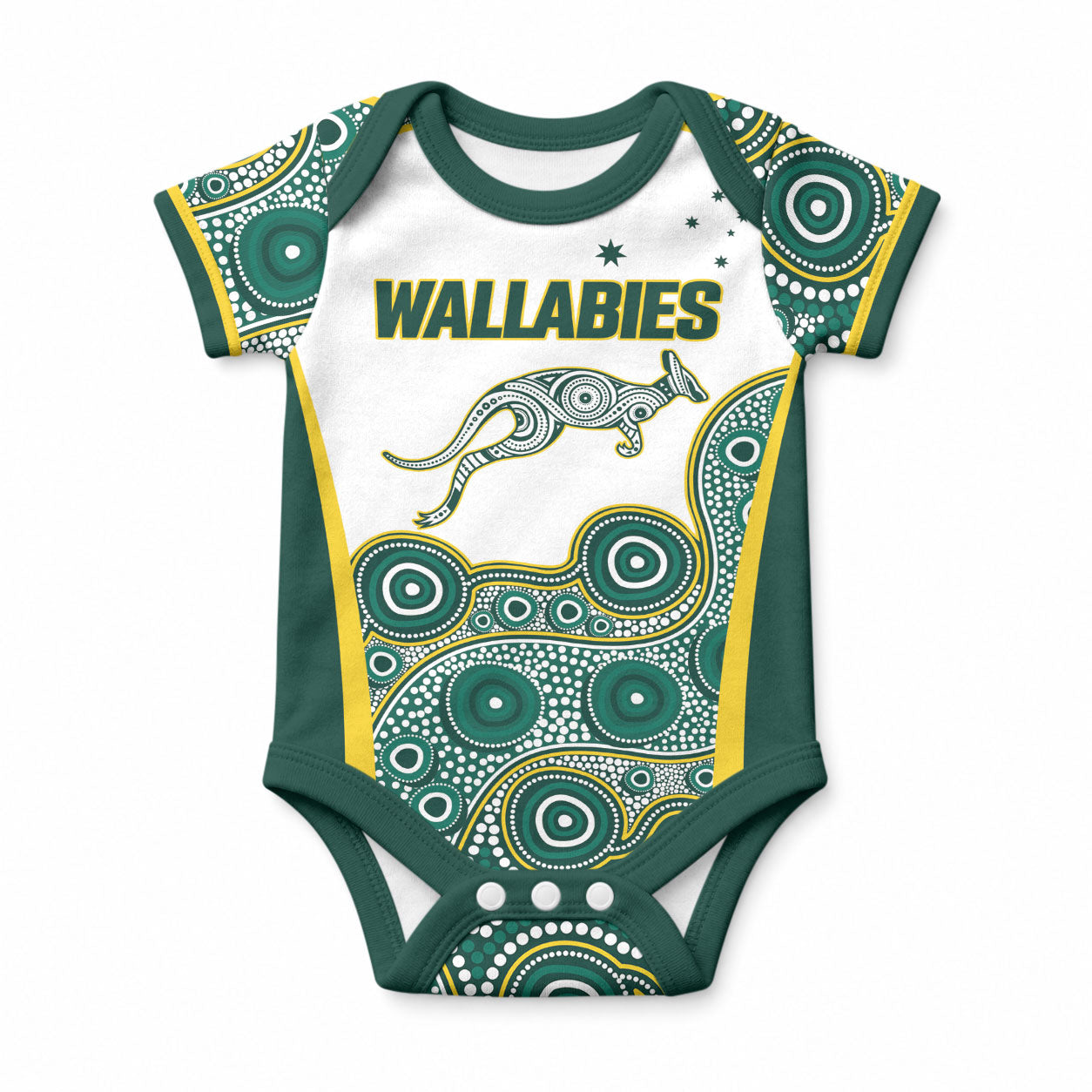 Custom Rugby Australia 2026 Baby Onesie Wallabies Go Champions