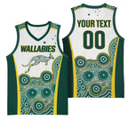 Custom Rugby Australia 2026 Basketball Jersey Wallabies Go Champions