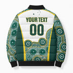 Custom Rugby Australia 2026 Bomber Puffer Jacket Wallabies Go Champions