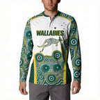 Custom Rugby Australia 2026 Button Sweatshirt Wallabies Go Champions