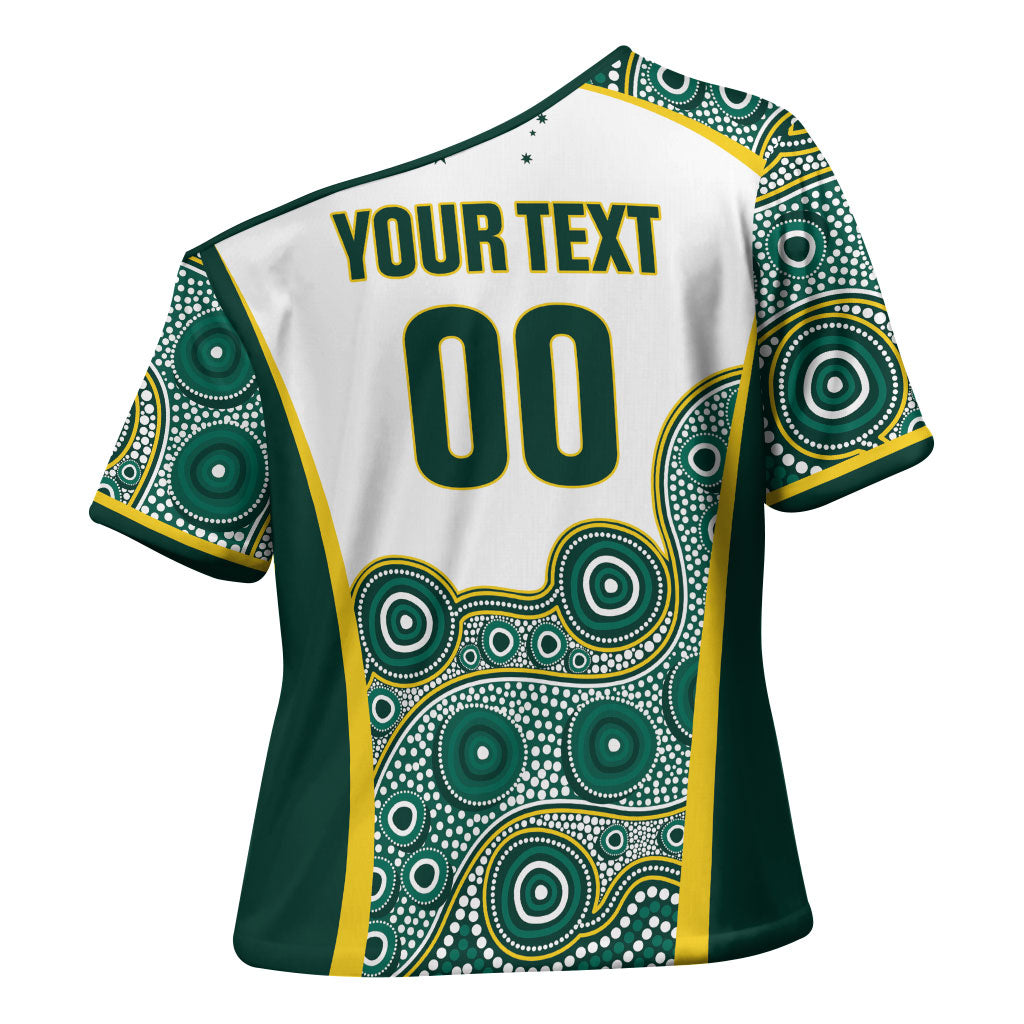 Custom Rugby Australia 2026 Cross Shoulder Shirt Wallabies Go Champions
