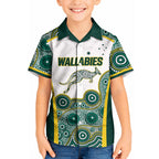 Custom Rugby Australia 2026 Kid Hawaiian Shirt Wallabies Go Champions