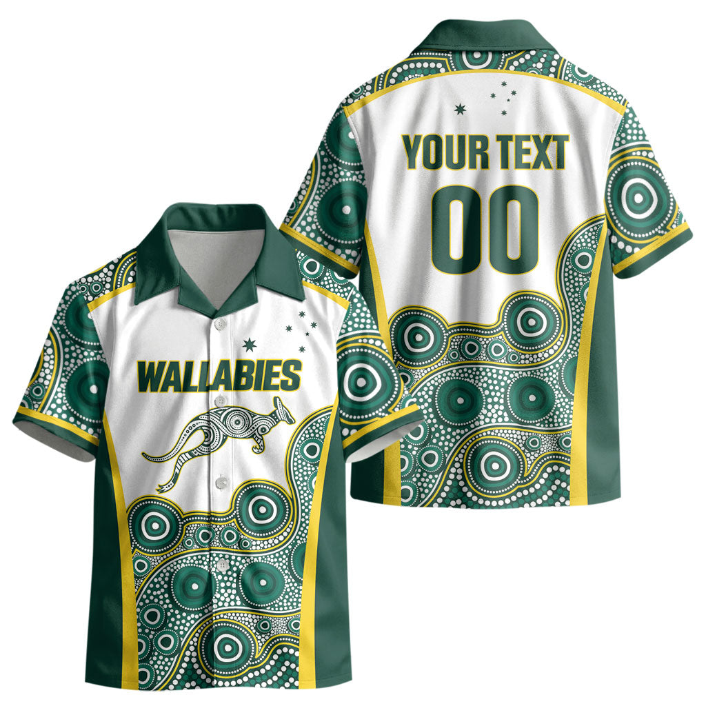 Custom Rugby Australia 2026 Kid Hawaiian Shirt Wallabies Go Champions