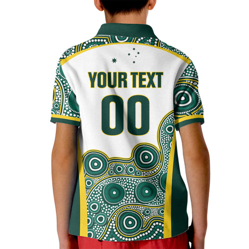Custom Rugby Australia 2026 Kid Polo Shirt Wallabies Go Champions