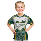 Custom Rugby Australia 2026 Kid T Shirt Wallabies Go Champions