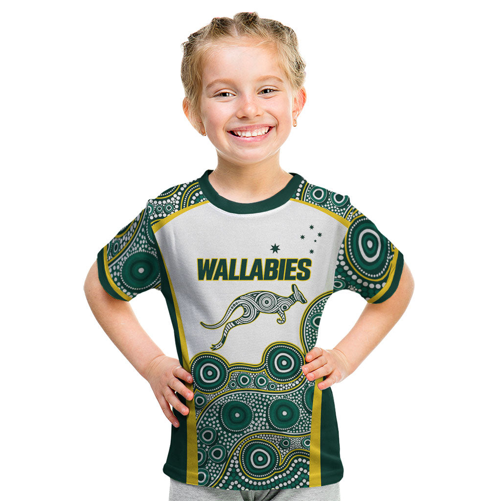 Custom Rugby Australia 2026 Kid T Shirt Wallabies Go Champions