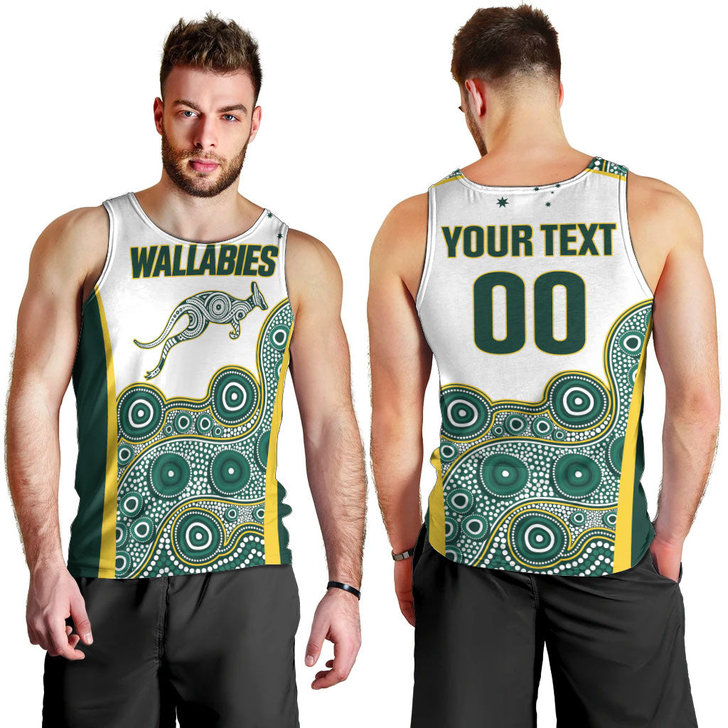 Custom Rugby Australia 2026 Men Tank Top Wallabies Go Champions