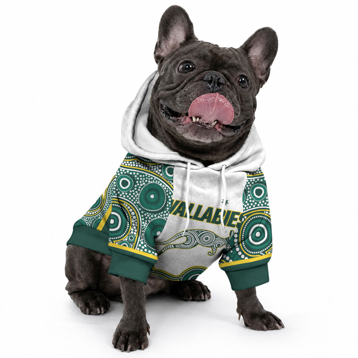 Custom Rugby Australia 2026 Pet Hoodie Wallabies Go Champions