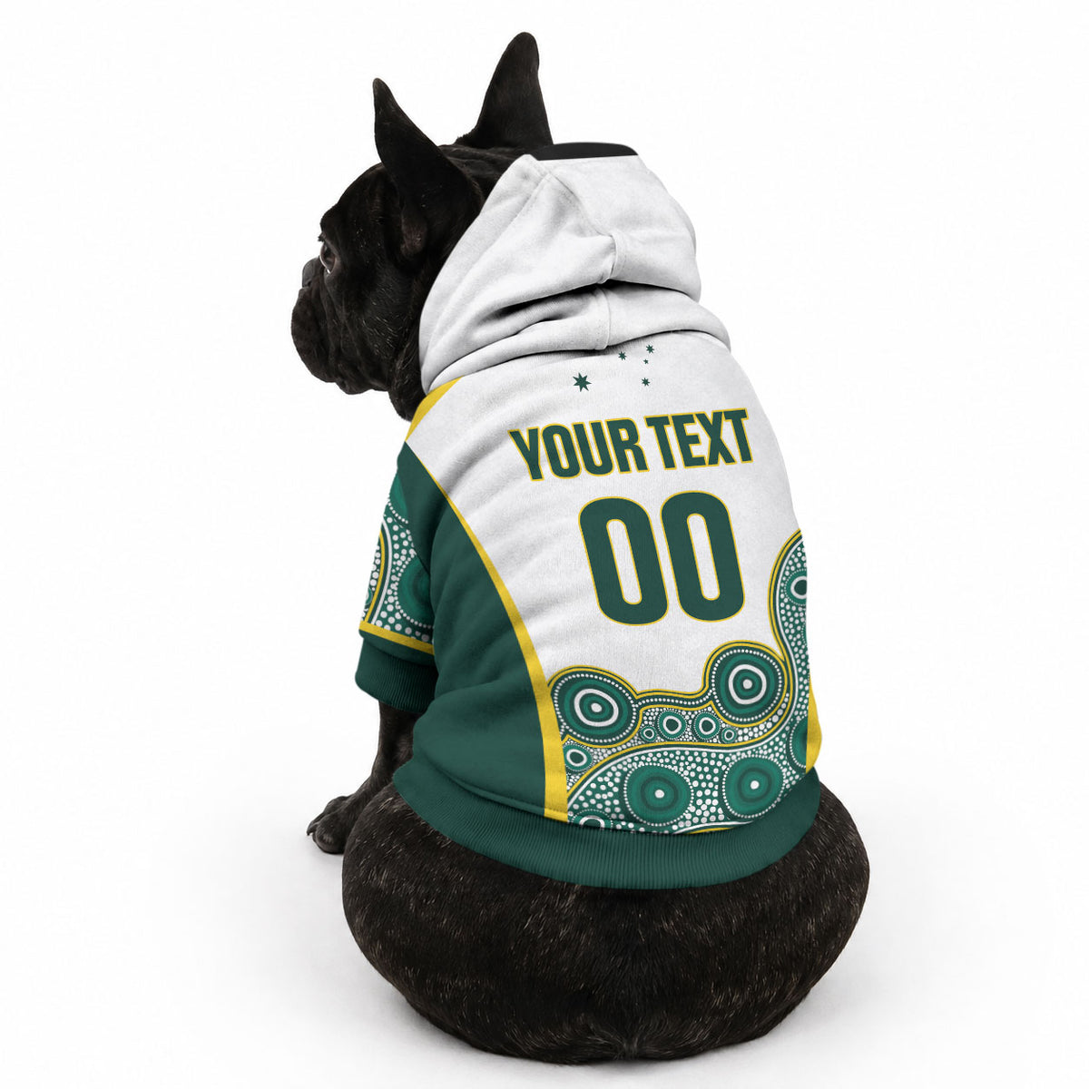 Custom Rugby Australia 2026 Pet Hoodie Wallabies Go Champions
