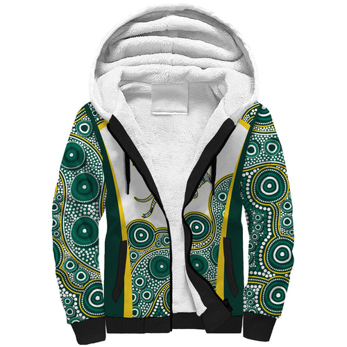 Custom Rugby Australia 2026 Sherpa Hoodie Wallabies Go Champions