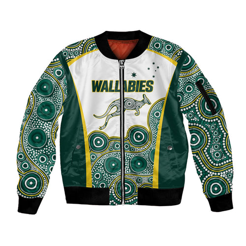 Custom Rugby Australia 2026 Sleeve Zip Bomber Jacket Wallabies Go Champions