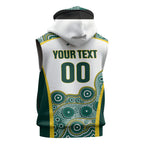 Custom Rugby Australia 2026 Sleeveless Hoodie Wallabies Go Champions