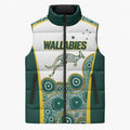 Custom Rugby Australia 2026 Sleeveless Puffer Jacket Wallabies Go Champions