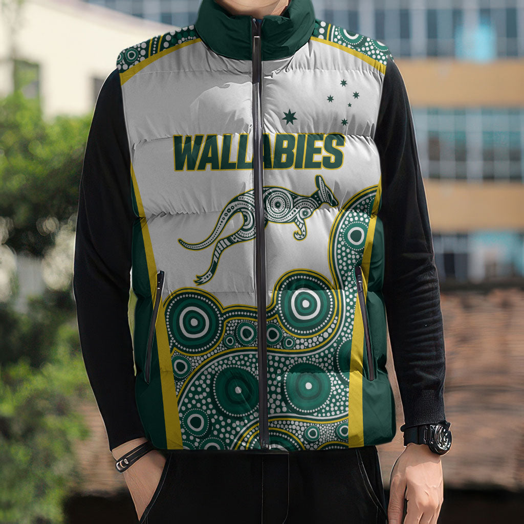 Custom Rugby Australia 2026 Sleeveless Puffer Jacket Wallabies Go Champions