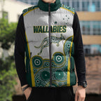 Custom Rugby Australia 2026 Sleeveless Puffer Jacket Wallabies Go Champions