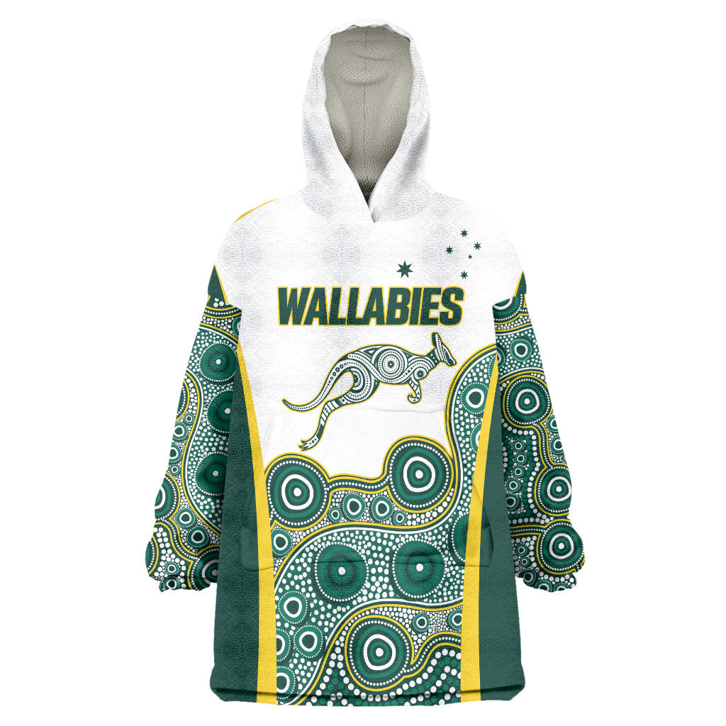 Custom Rugby Australia 2026 Wearable Blanket Hoodie Wallabies Go Champions