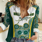 Custom Rugby Australia 2026 Women Casual Shirt Wallabies Go Champions