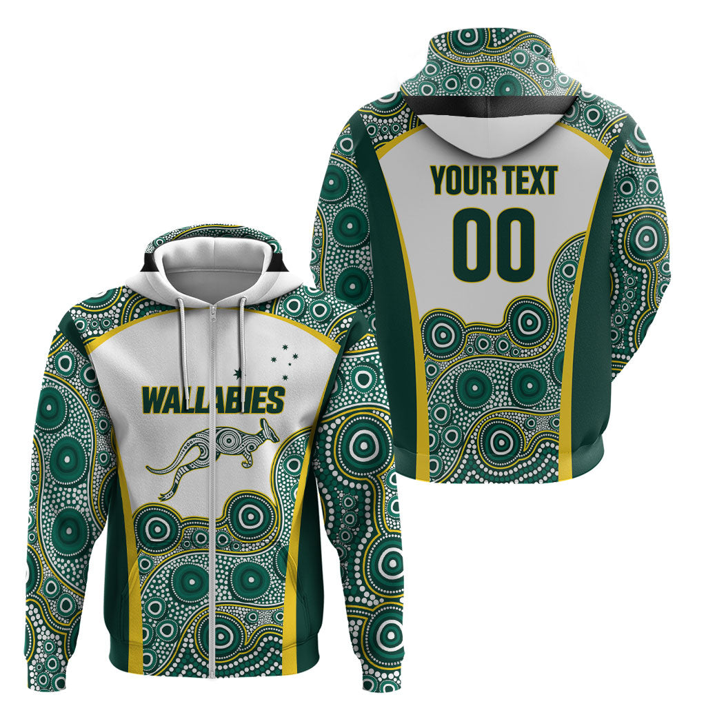 Custom Rugby Australia 2026 Zip Hoodie Wallabies Go Champions