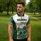 Custom Rugby Australia 2026 Zipper Polo Shirt Wallabies Go Champions
