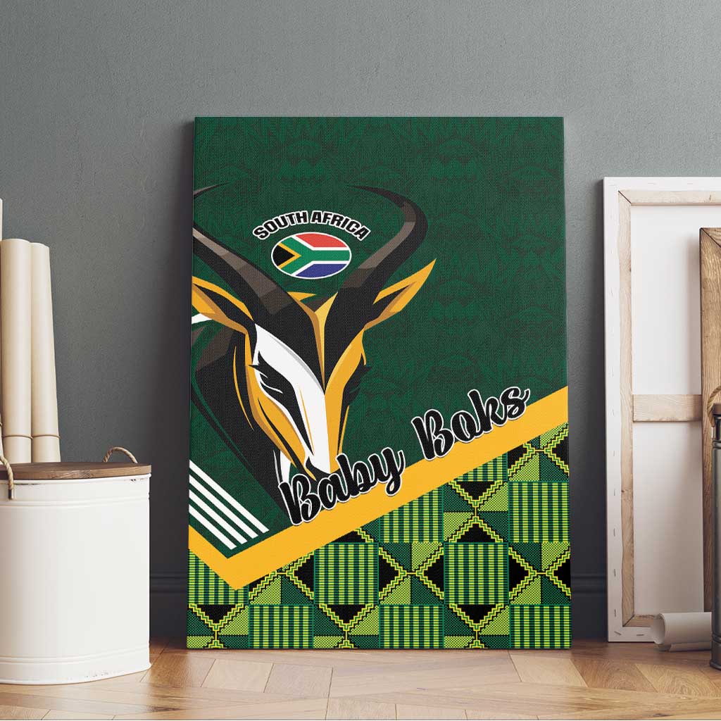 Rugby South Africa Canvas Wall Art Baby Boks Go Champions