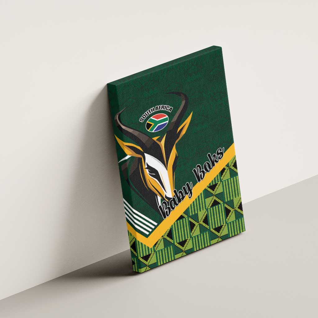 Rugby South Africa Canvas Wall Art Baby Boks Go Champions