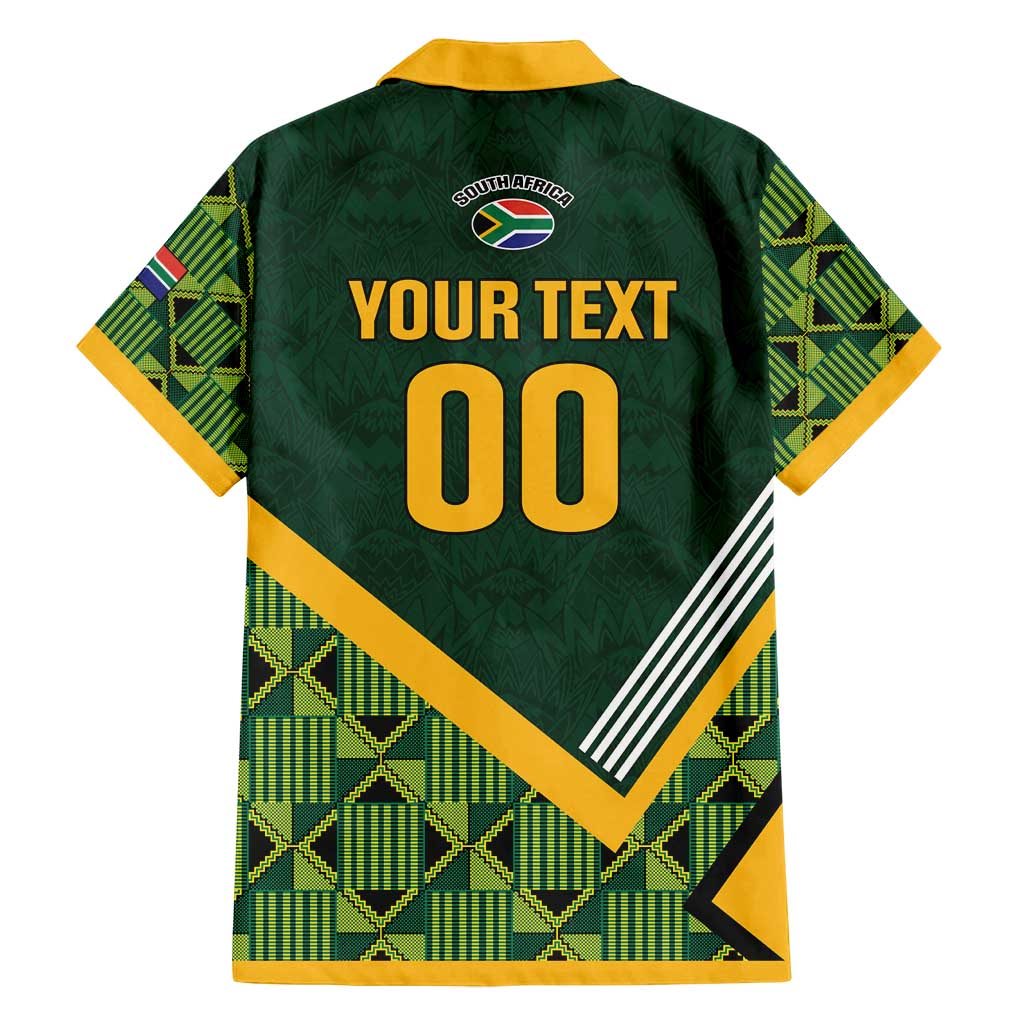 Custom Rugby South Africa Family Matching Puletasi and Hawaiian Shirt Baby Boks Go Champions